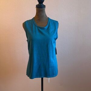 Coldwater Creek Aqua Sleeveless Top